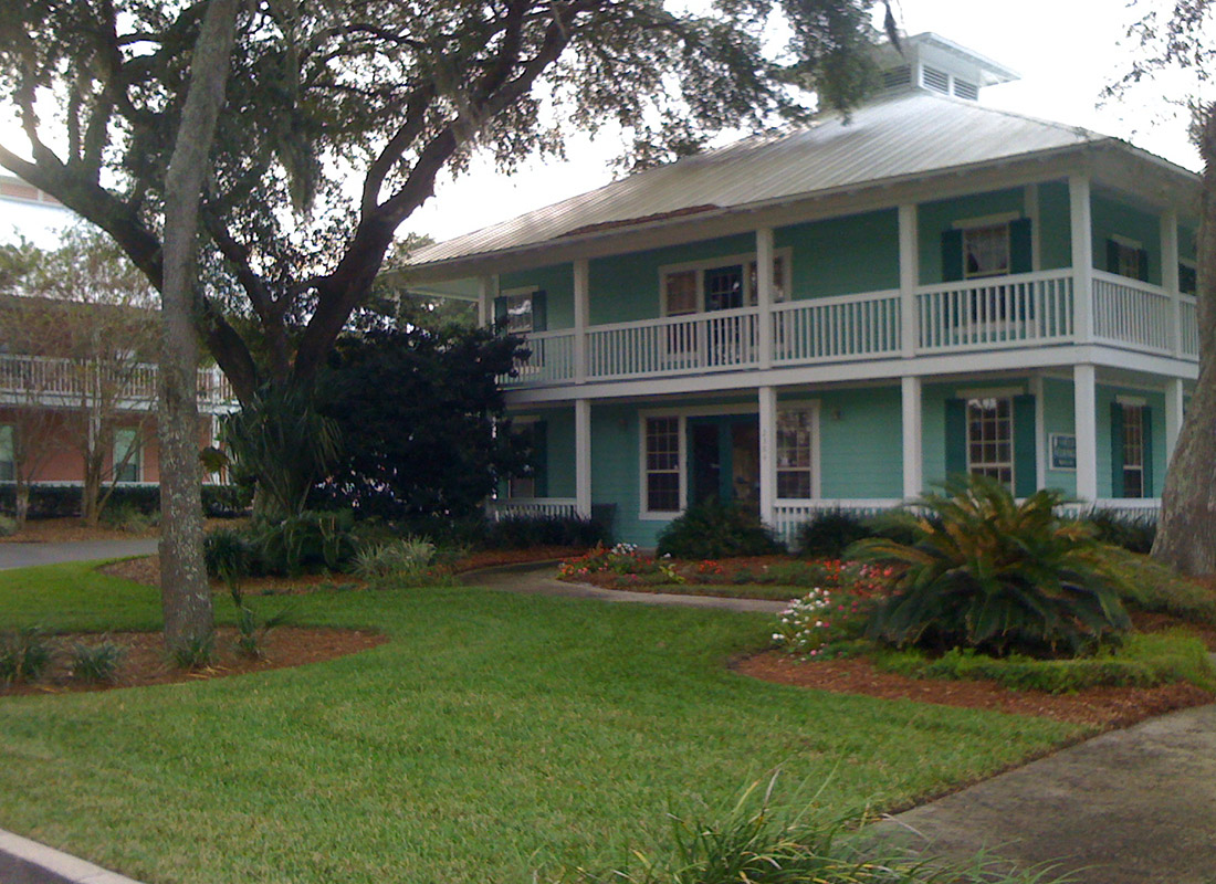 Fernandina Beach, FL - Aerial View of the Amelia Insurance Office Building